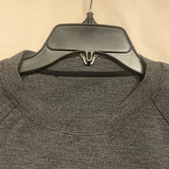 Lululemon On Track Crew Neck Sweatshirt, Size 6, Color Heathered Black - Picture 7 of 13